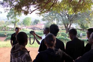 A class with the Ghetto Film Project, Uganda