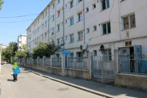 Outside the Regional Centre for Accommodation and Procedures for Asylum Seekers, Bucharest