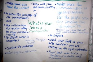 Comms brainstorm